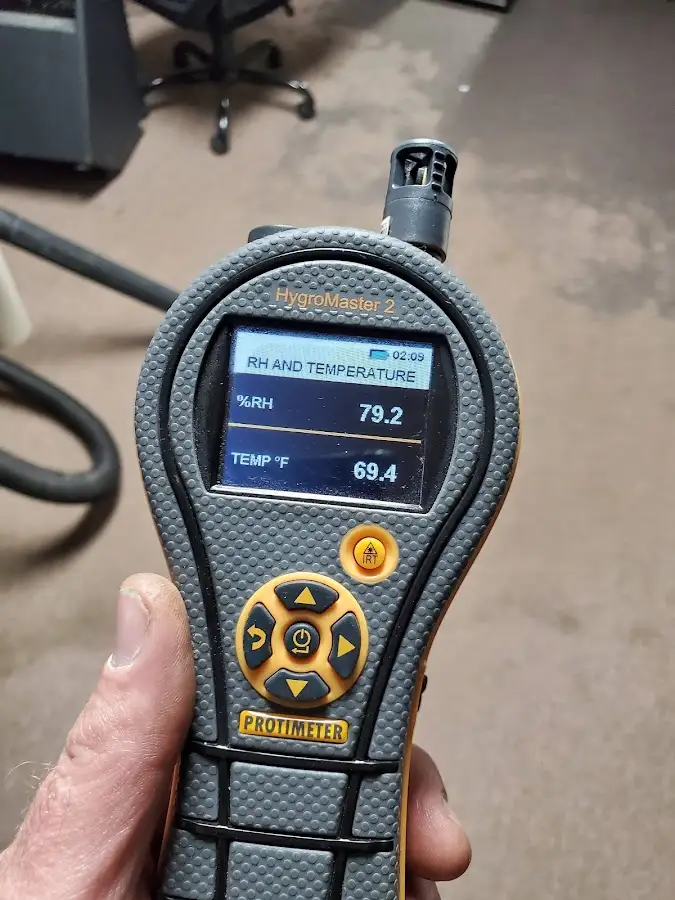 Moisture meter humidity assessment for Fire & Smoke Damage Restoration in Huron